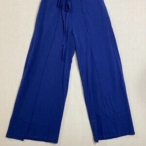 Zara Women's Fluid Pareo Pants - Size Medium - Bluish